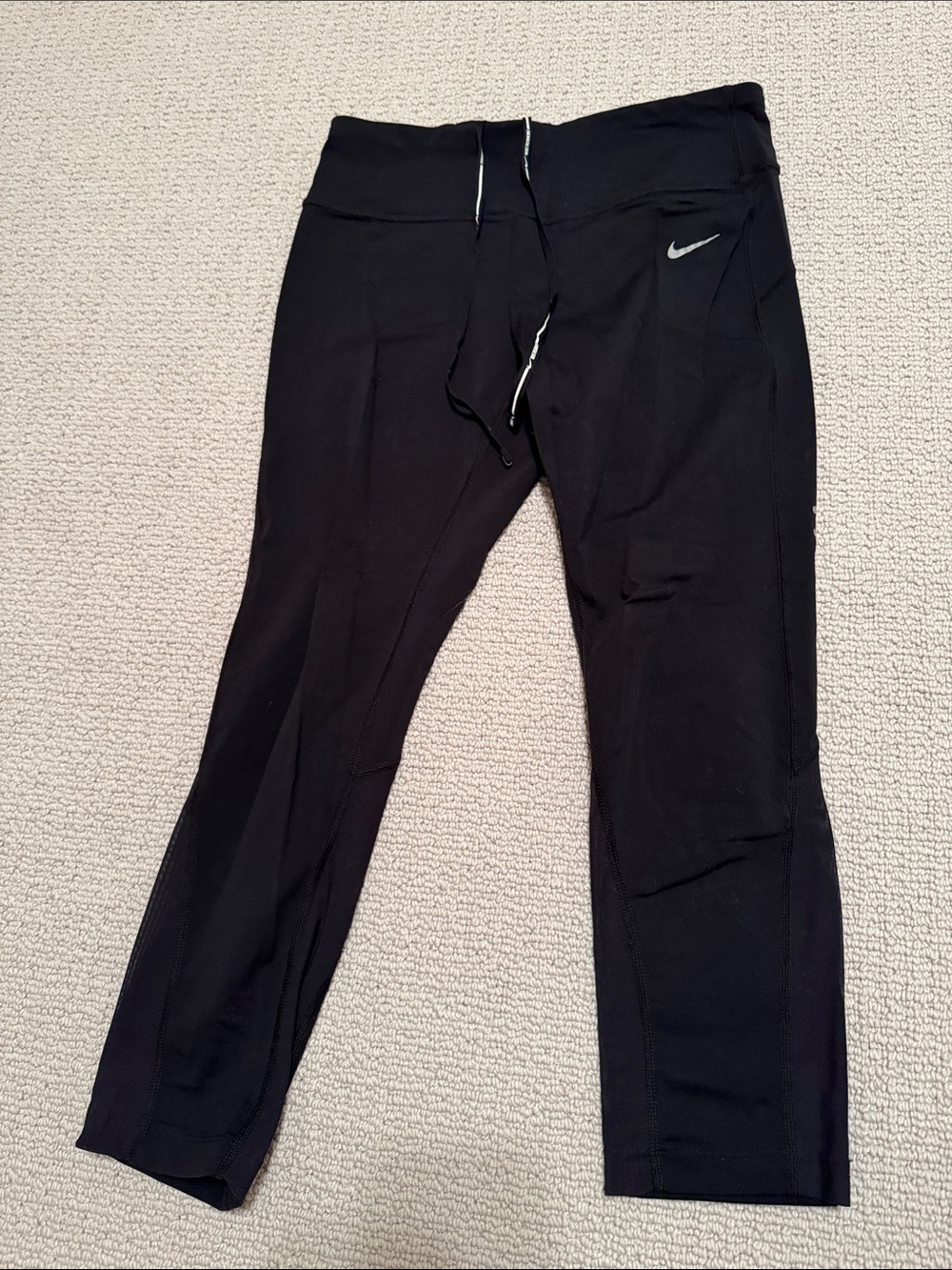 Nike Running Black Pants with Reflective Swoosh